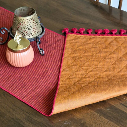Serene Sunset Reversible Runner by The Yard House, featuring abstract geometric patterns in neutral tones, available in 4,...